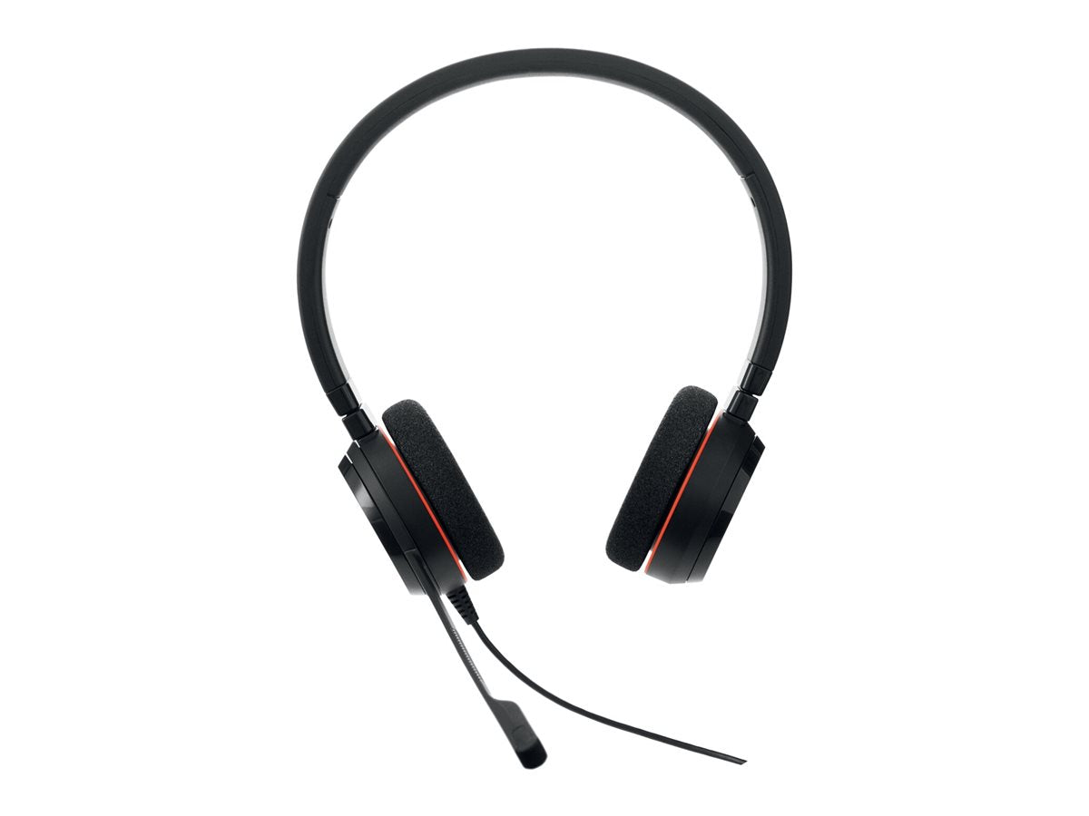 Jabra Evolve 20 MS stereo - Headset - on-ear - wired - USB-C - noise isolating 4999-823-189