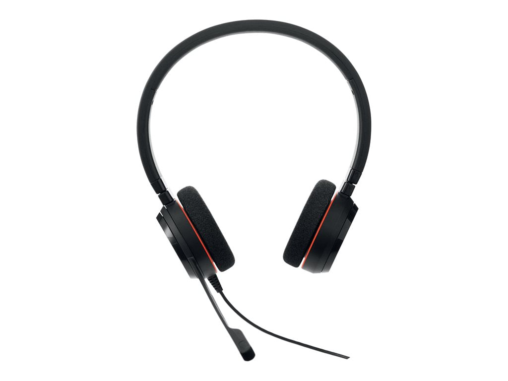 Jabra Evolve 20 UC stereo - Headset - on-ear - wired - USB-C - noise isolating 4999-829-289