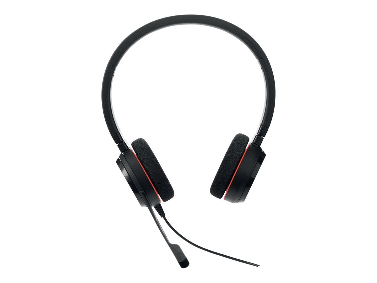Jabra Evolve 20 UC stereo - Headset - on-ear - wired - USB-C - noise isolating 4999-829-289