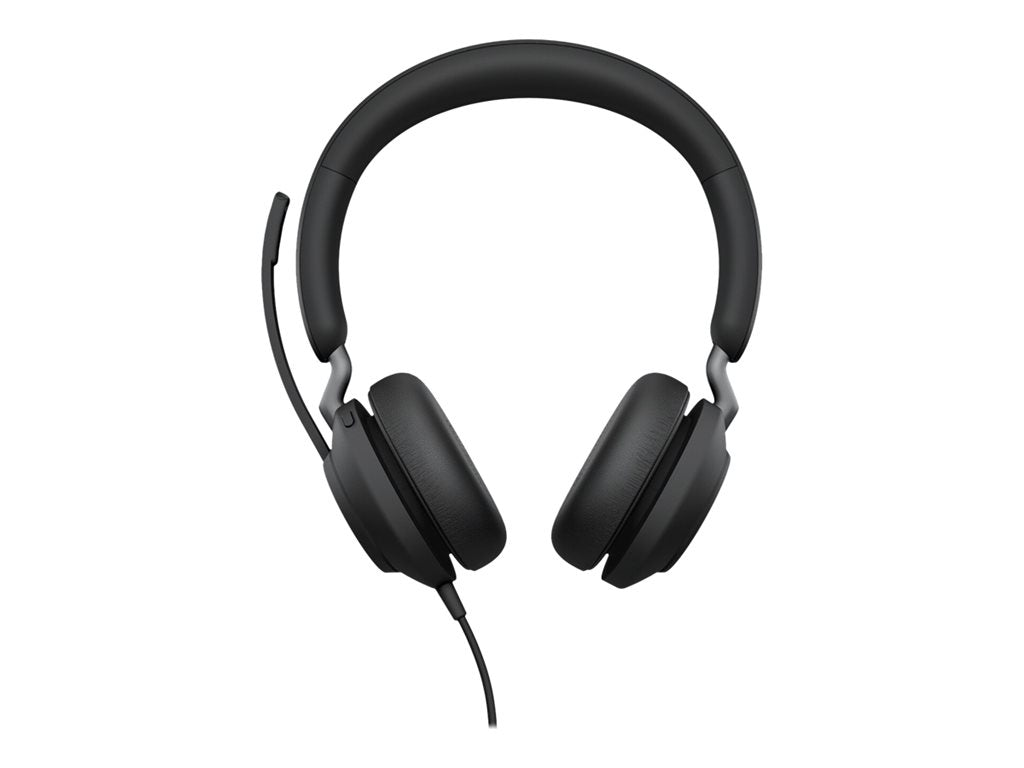 Jabra Evolve2 40 SE MS Stereo - Headset - on-ear - wired - USB-A - noise isolating - Certified for Microsoft Teams 24189-999-999