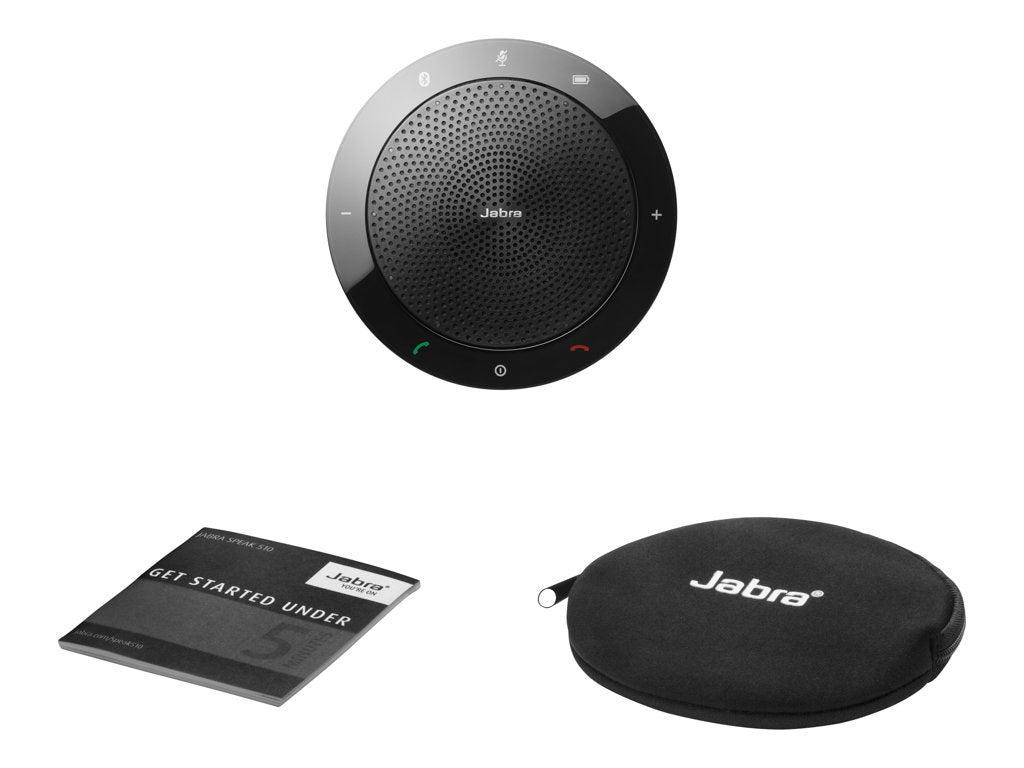 Jabra SPEAK 510 UC - VoIP desktop speakerphone - Bluetooth - wireless - USB