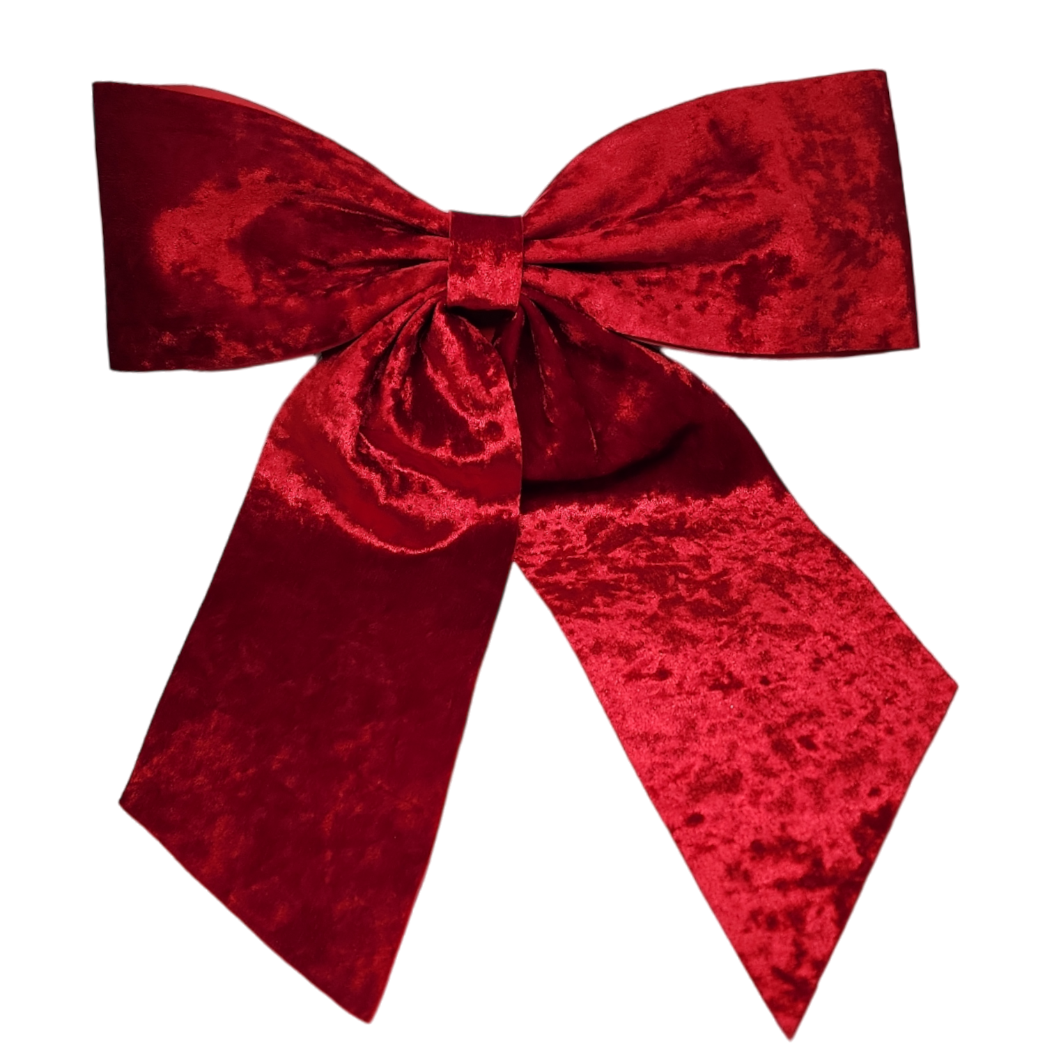 Jumbo Crushed Velour Bow - 20" x 22"