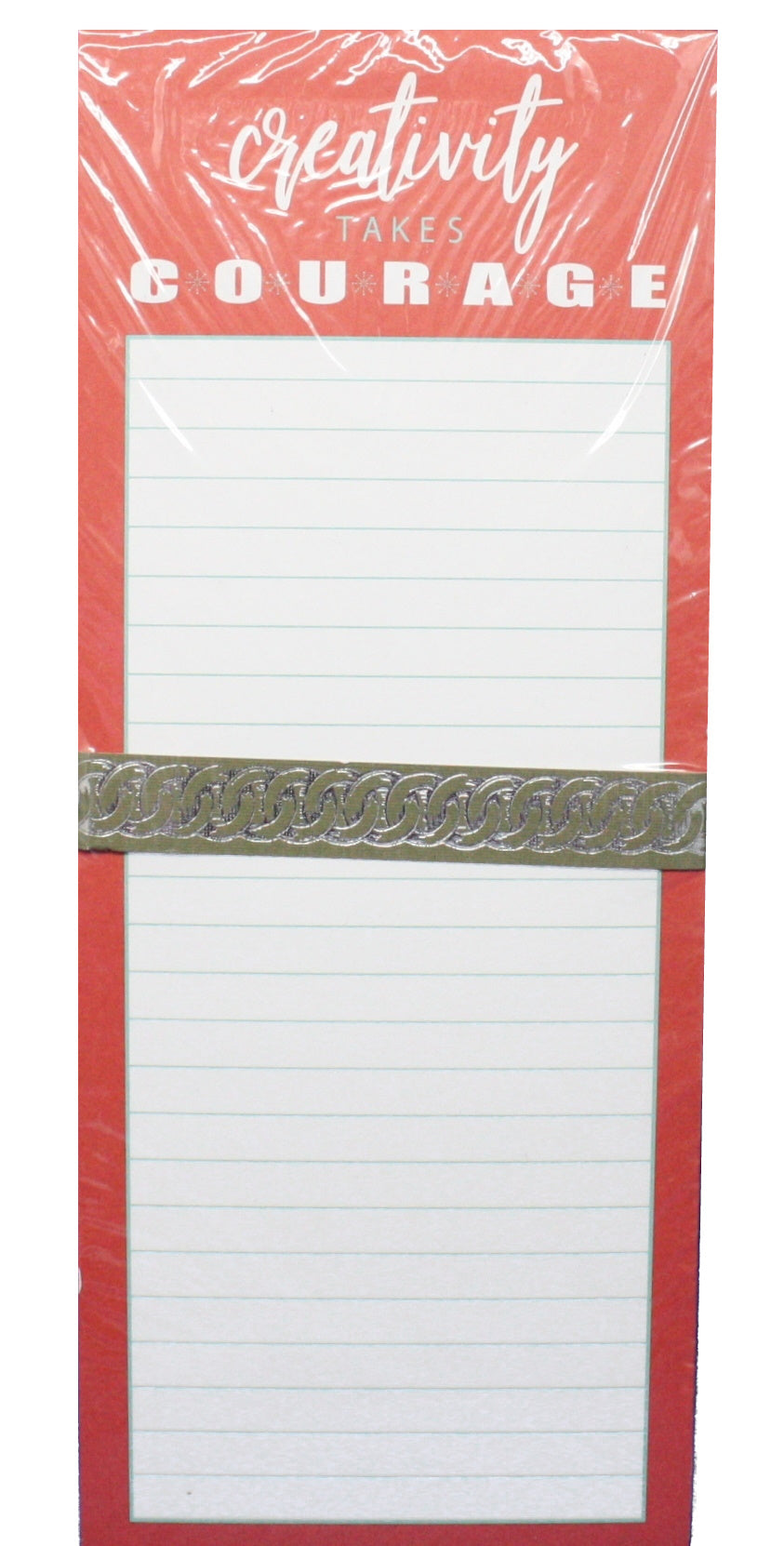 Jumbo Magnetic List Pad - Creativity Takes Courage