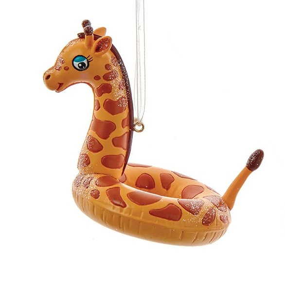 Jungle Animal In Float Ornament - Giraffe