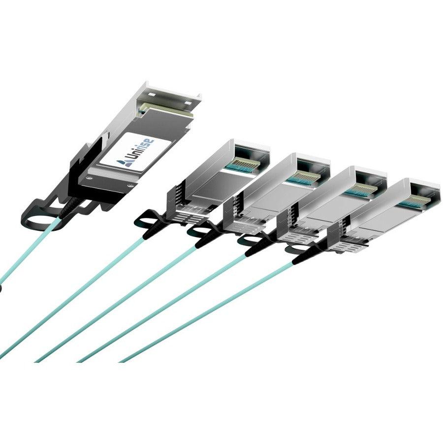 Juniper 40G QSFP+ to 4 SFP+ Active Optical Cable (AOC) Breakout Copper Cable JNP-QSFP-AOCBO-1M-U