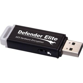 Kanguru Defender Elite30, Hardware Encrypted, Secure, SuperSpeed USB 3.0 Flash Drive, 64G KDFE30-64G