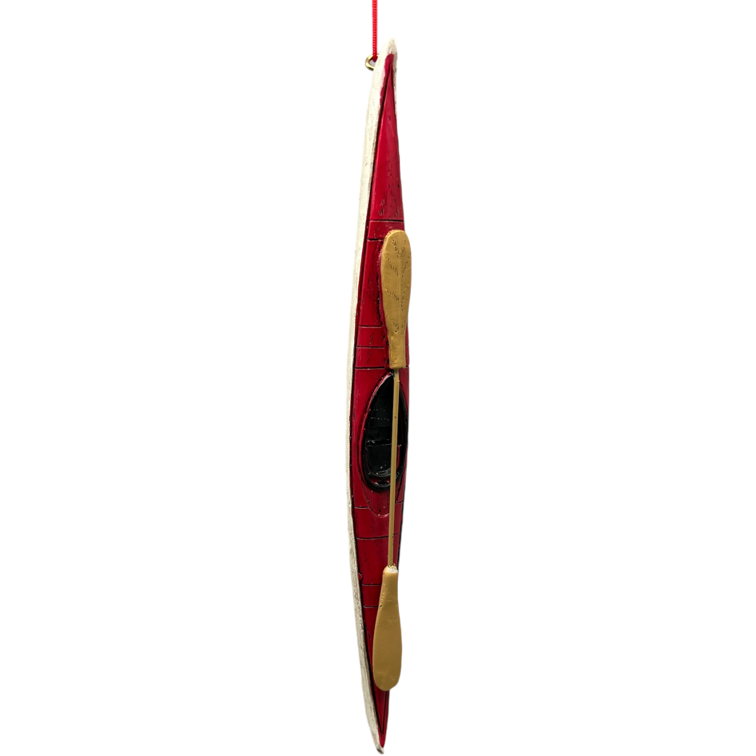 Kayak Ornament - Red