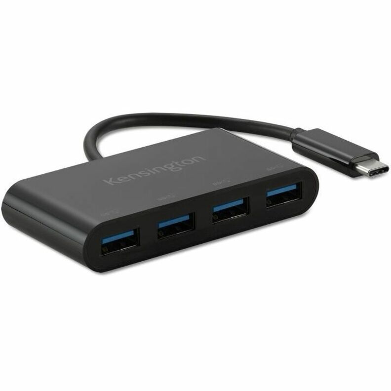 Kensington CH1200 USB-C 10Gbps 4-Port Hub - USB 3.2 Gen 2 (3.1 Gen 2) Type-C - External -