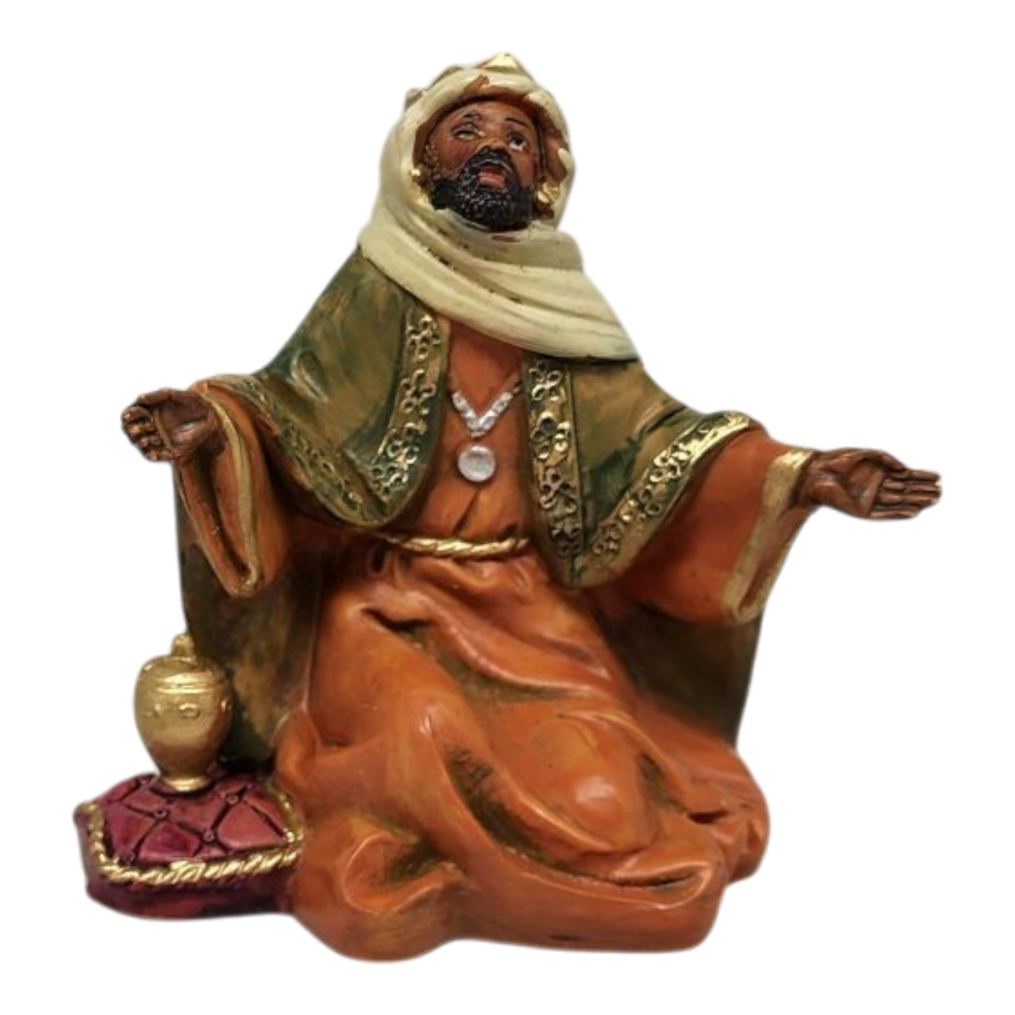 King Balthazar Nativity Figurine - 5 Inch Scale