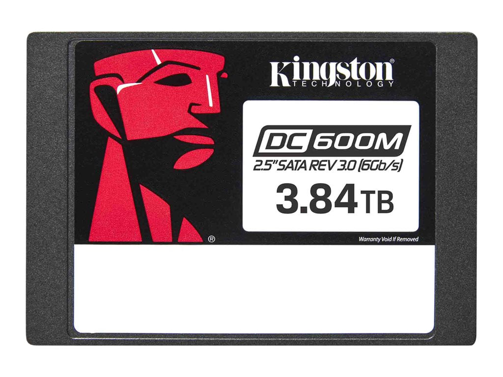 Kingston DC600ME - SSD - Enterprise, Mixed Use - encrypted - 3.84 TB - internal - 2.5 - SATA 6Gb/s - 256-bit AES - TCG
