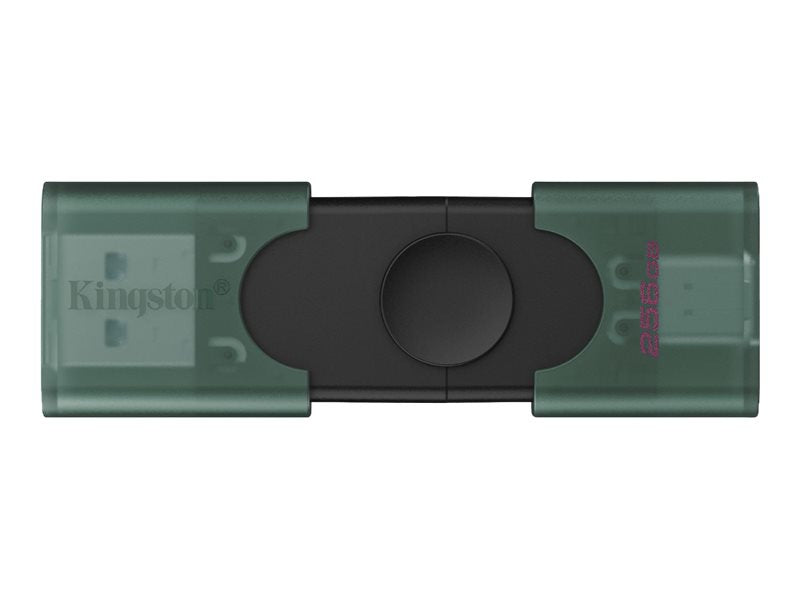 Kingston DataTraveler DuoG2 256GB USB-A + USB-C Flash Drive for Easy Transfer