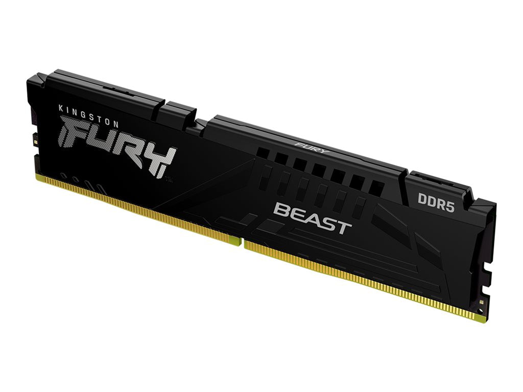 Kingston FURY Beast - DDR5 - kit - 128 GB: 4 x 32 GB - DIMM 288-pin - 5600 MHz / PC5-44800 - CL40 - 1.25 V - unbuffered - on-die KF556C40BBK4-128