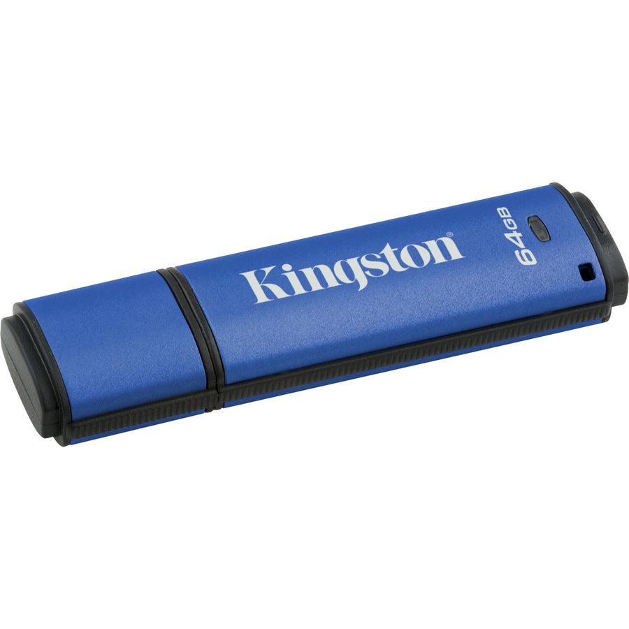 Kingston Technology Datatraveler Vault Privacy 3.0 64Gb Usb Flash Drive Usb Type-A 3.2 Gen 1 (3.1 Gen 1) Blue