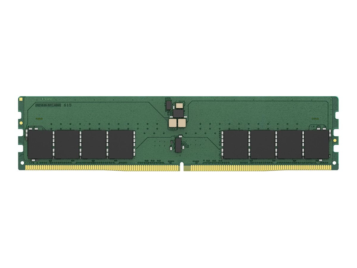 Kingston ValueRAM - DDR5 - module - 64 GB - DIMM 288-pin - 3200 MHz - CL52 - 1.1 V - clocked unbuffered - on-die ECC KVR64A52BD8-64