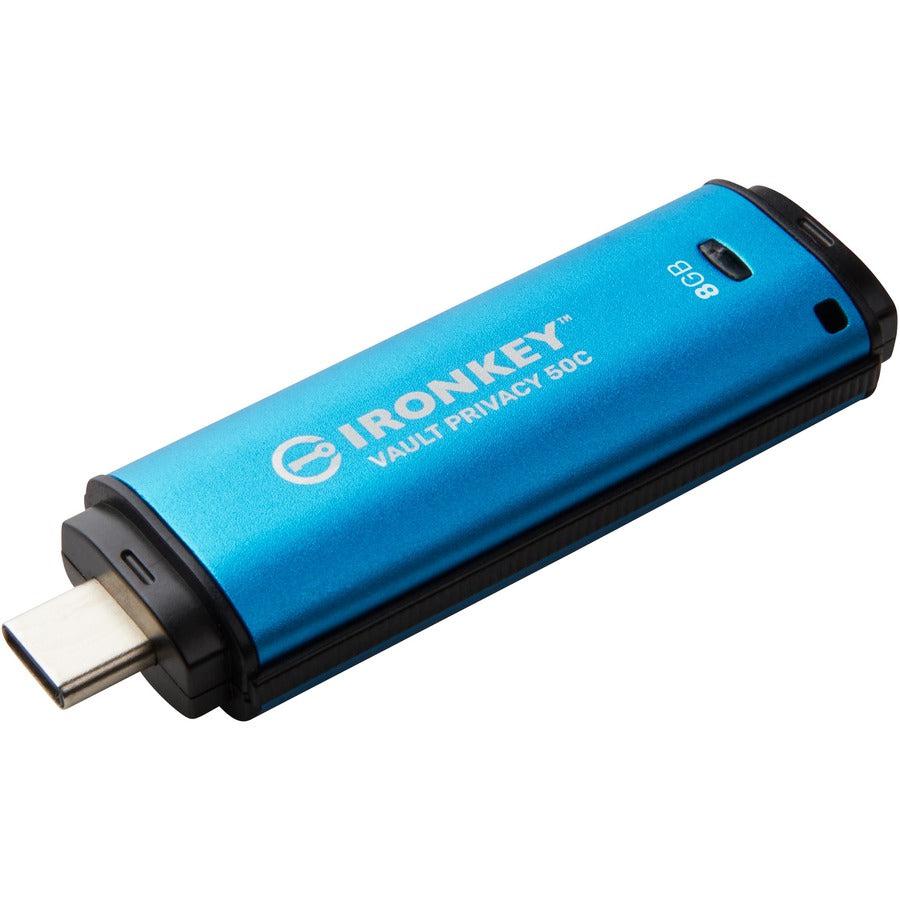 Kingston Vault Privacy 50 Series 8GB USB 3.2 (Gen 1) Type C Flash Drive