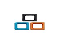 Kingston XS - SSD sleeve - black, light blue, orange (pack of 3) - for P/N: E SXS1000/2000G, SXS1000/1000G, SXS1000/2000G, SXS1000R/1000G, SNA-XSR1-3P