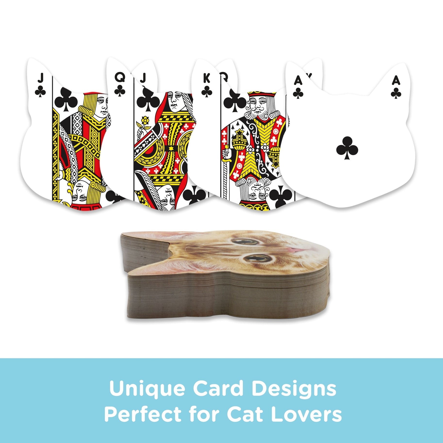 Kitten Shaped Playing Cards