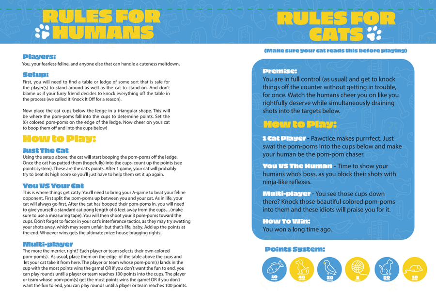 Knock It Off - A Game You Play With Your Cat