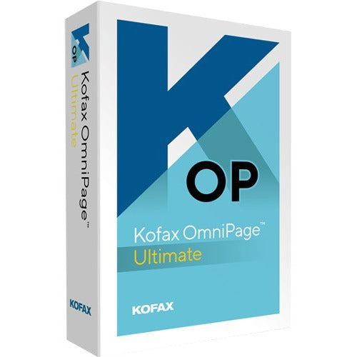 Kofax OmniPage v.19.0 Ultimate - Upgrade Package - 1 User - Standard E789A-G00-19.0
