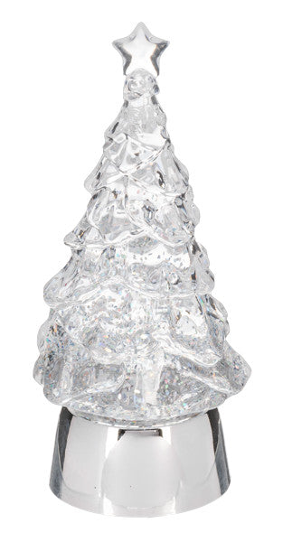 LED Light Up Tree Mini Shimmer – Clear Crystal Glow