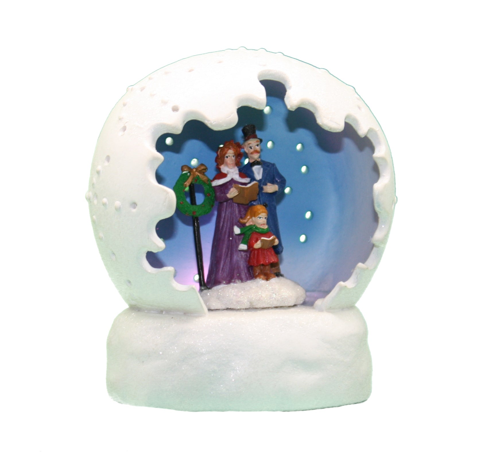 LED Porcellain Dome - Carolling