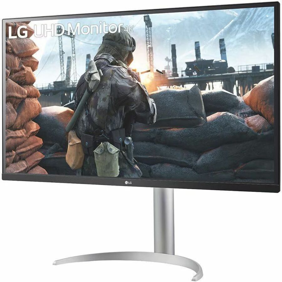 LG 32BP55U-B 32" Class 4K UHD LCD Monitor - 16:9 - Textured Black, Textured White,