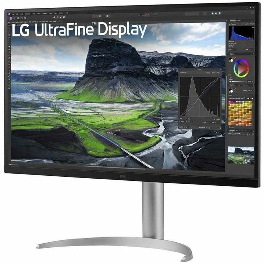 LG 32BQ85U-W 32" Class 4K UHD LCD Monitor - 32" Viewable - Nano In-plane Switching (Nano