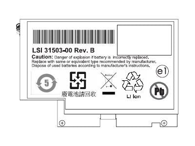 LSI MegaRAID LSIiBBU07 - Memory backup battery - for MegaRAID SAS 8880EM2
