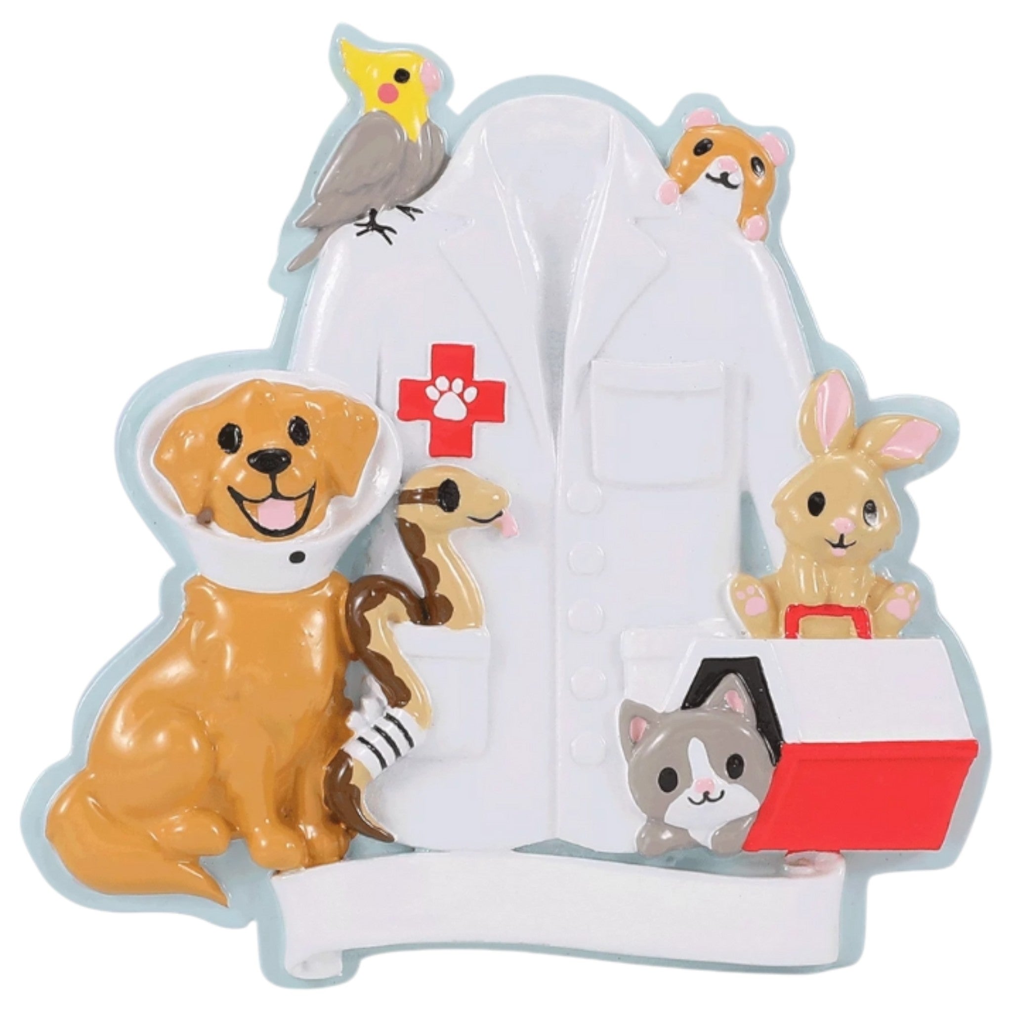Lab Coat Vet Ornament