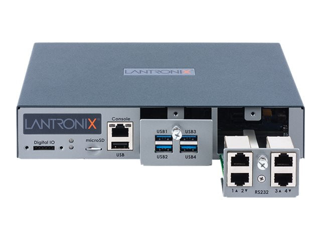 Lantronix Edge Management Gateway 8500 - Console server - 4 ports - USB, 1GbE - 1U - FRU EMGFF02