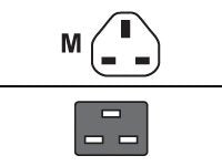 Lantronix - Power cable - BS 1363 (M) to IEC 60320 C19 - 10 ft - United Kingdom SLPP12910-01
