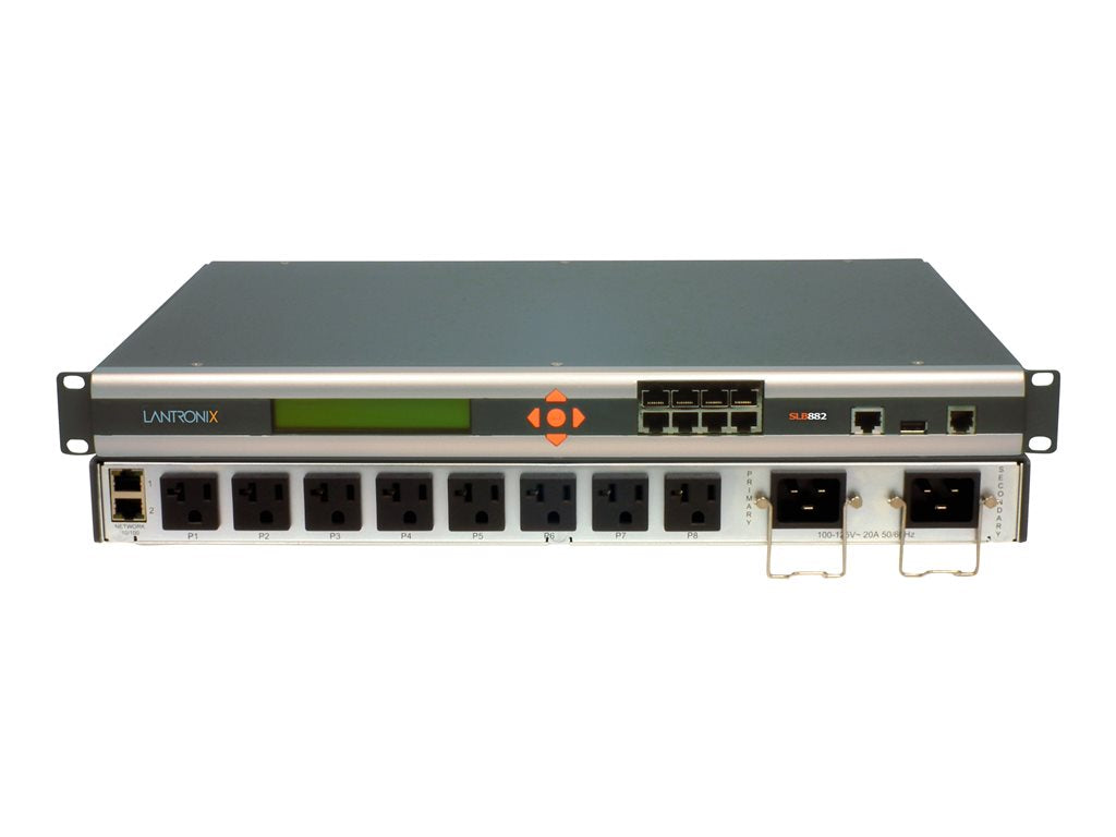 Lantronix SecureLinx Remote Branch Office Manager - Console server - 8 ports - 100Mb LAN, RS-232 - 1 x Mdm 56 Kbps -