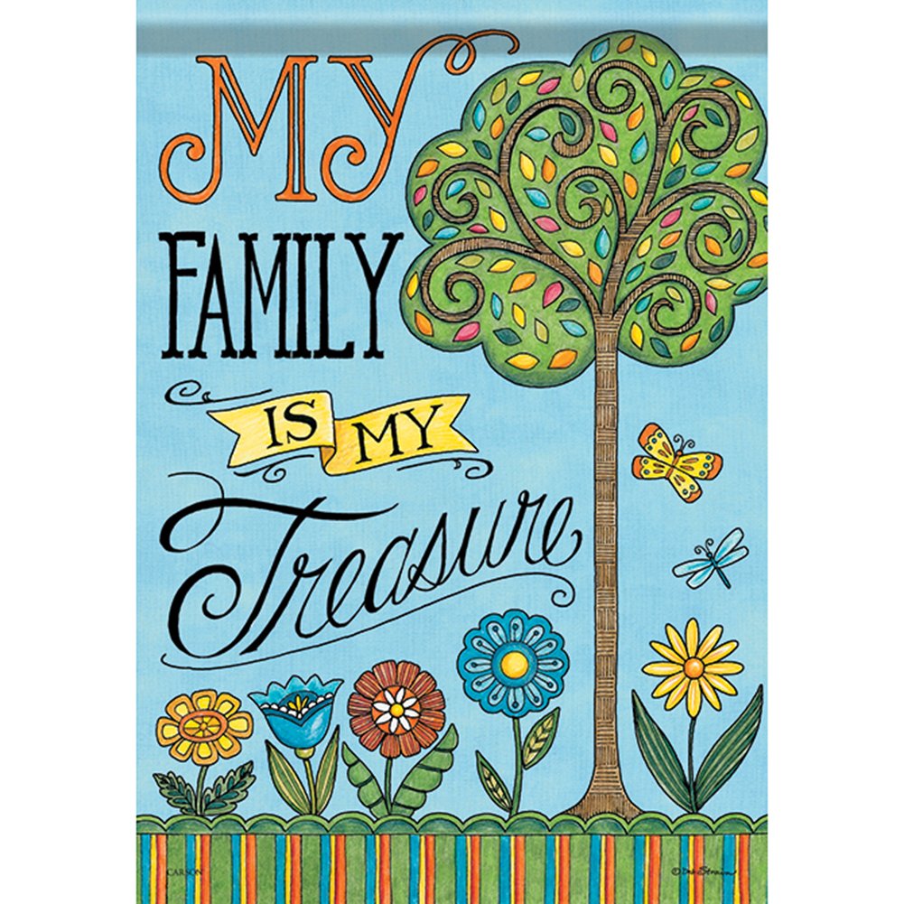 Large Flag Family Treasure