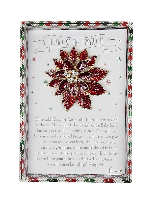 Legend of the Poinsettia Pin