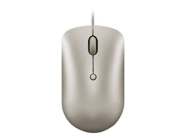 Lenovo 540 - Mouse - compact - optical - 4 buttons - wired - sand - retail GY51D20879