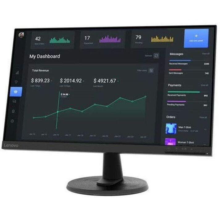 Lenovo D24-40. Model: 67A2KCC6US. 23.8" FHD VA Display