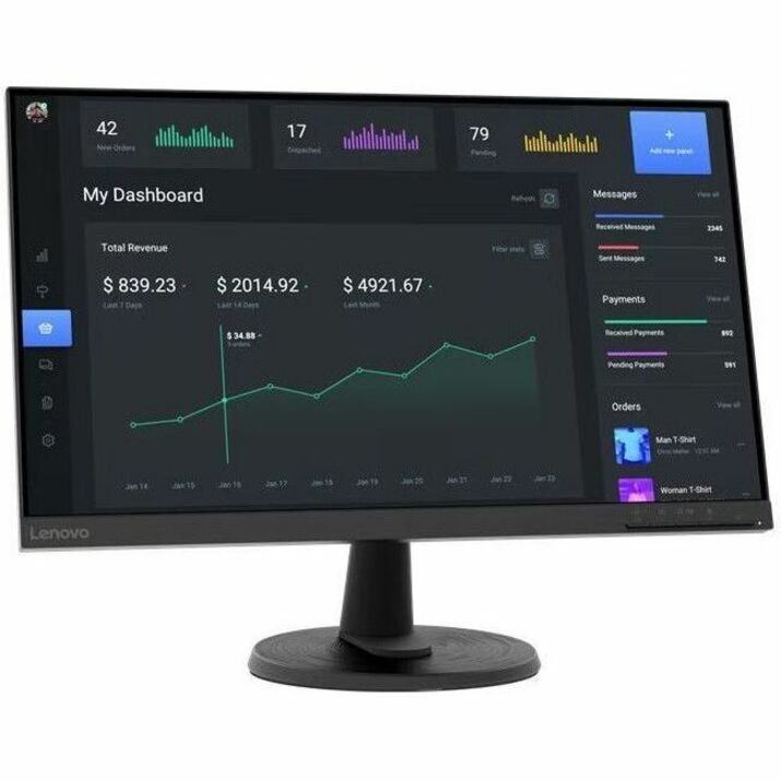 Lenovo D24-40. Model: 67A2KCC6US. 23.8" FHD VA Display