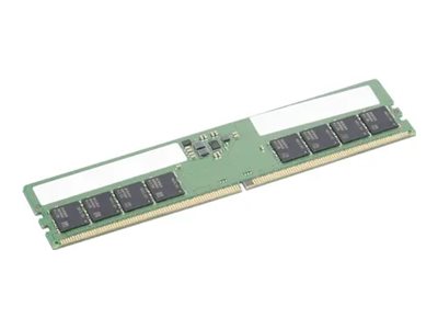 Lenovo - DDR5 - module - 16 GB - DIMM 288-pin - 4800 MHz - unbuffered - green - for ThinkStation P2 30FR; P3 30GS 4X71N34264