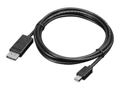 Lenovo - DisplayPort cable - Mini DisplayPort (M) to DisplayPort (M) - 6.6 ft - for ThinkCentre M75t Gen 2; ThinkPad P51; ThinkStation 0B47091