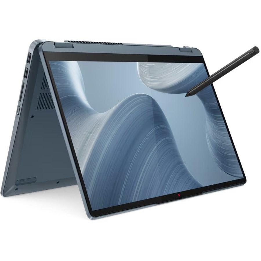 Lenovo Flex 7 14IAU7 82VC0001US 14" Touchscreen Convertible 2 in 1 Notebook - 2.2K - 2240 x 1400 - Intel Core i7 12th Gen i7-1255U Deca-core (10 Core) 1.70 GHz - Intel Evo Platform - 16 GB Total RAM - 16 GB On-board Memory - 512 GB SSD - Stone Blue