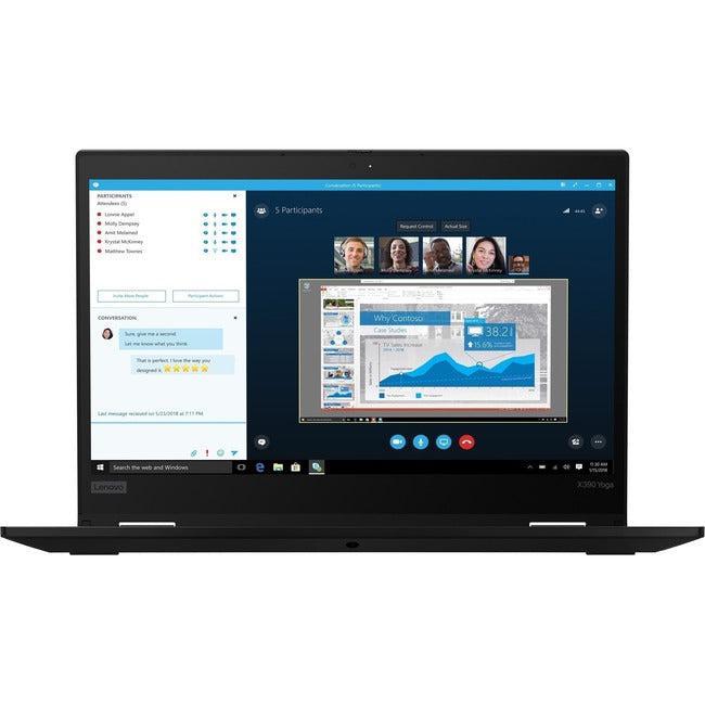 Lenovo-IMSourcing ThinkPad X390 Yoga 20NNS0TE00 13.3 Touchscreen Rugged Convertible 2 in 1 Notebook - Full HD - Intel Core i5 8th Gen i5-8365U - 8 GB - 256 GB SSD"