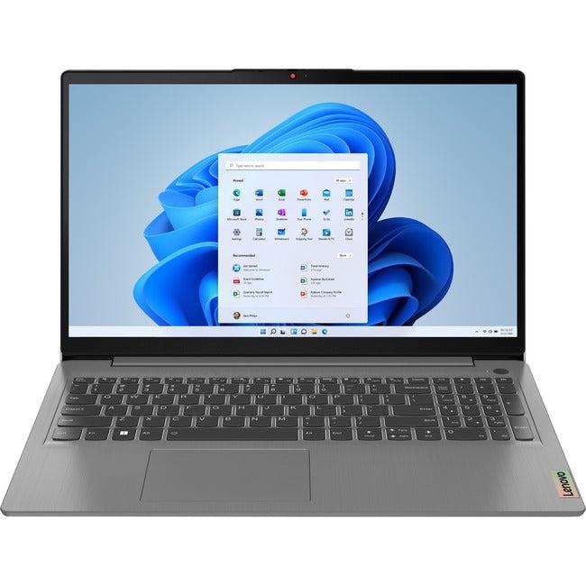 Lenovo IdeaPad 3 15IAU7 82RK001AUS 15.6 Notebook - Full HD - Intel Core i3 12th Gen i3-1215U - 8 GB - 256 GB SSD - English (US) Keyboard - Arctic Gray"