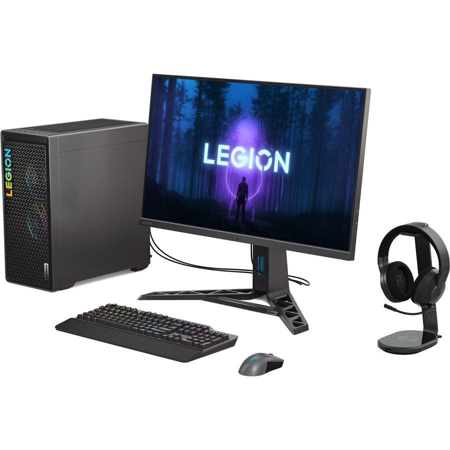 Lenovo Legion T5 26IRB8 90UT000MUS Gaming Desktop Computer - Intel Core i5 13th Gen i5-13400F Deca-core (10 Core) 2.50 GHz - 8 GB RAM DDR5 SDRAM - 1 TB HDD - 512 GB M.2 PCI Express NVMe 4.0 x4 SSD - Tower - Storm Gray
