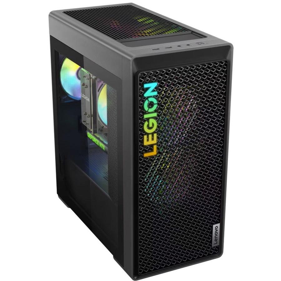 Lenovo Legion T5 26IRB8 90UT000MUS Gaming Desktop Computer - Intel Core i5 13th Gen i5-13400F Deca-core (10 Core) 2.50 GHz - 8 GB RAM DDR5 SDRAM - 1 TB HDD - 512 GB M.2 PCI Express NVMe 4.0 x4 SSD - Tower - Storm Gray