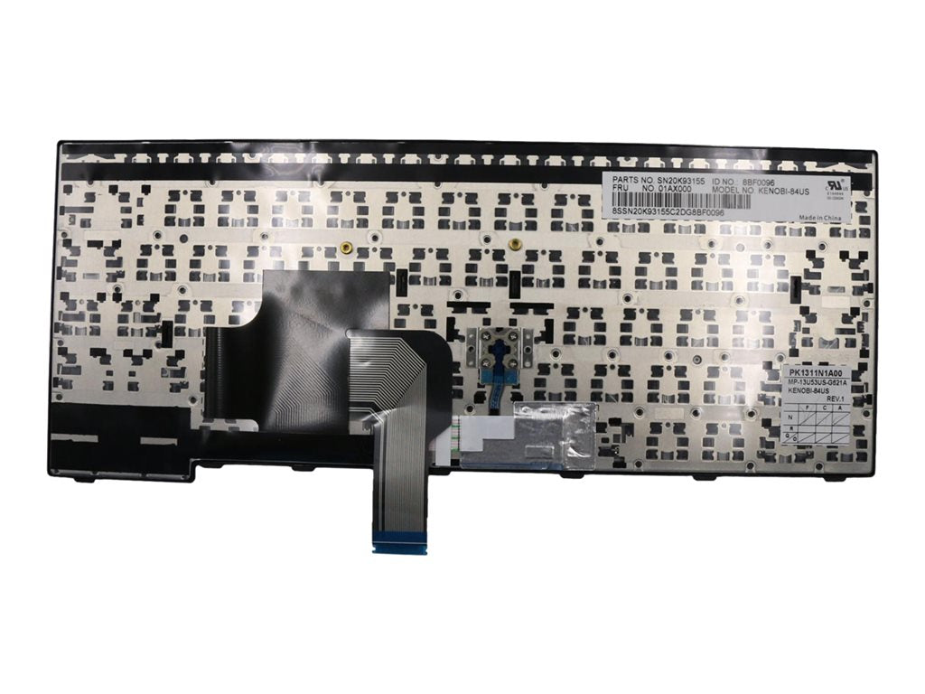 Lenovo - Notebook replacement keyboard - with Trackpoint - US - FRU
