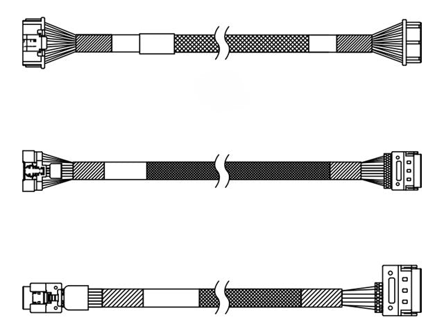 Lenovo - Storage cable kit - for M.2 SATA/x4 Chassis NVMe - for ThinkSystem SR850 V3; SR860 V3