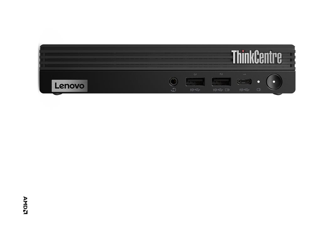 Lenovo ThinkCentre M75q Gen 5 12RQ - Tiny Ryzen 3 Pro 8300GE / up to 4.9 GHz - RAM 8 GB - SSD 256 GB - TCG Opal Encryption 2, 12RQ000FUS