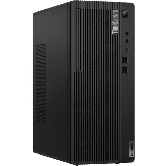 Lenovo ThinkCentre M80t Gen 3 11TE0013US Desktop Computer - Intel Core i5 12th Gen i5-12500 - vPro Technology - 16 GB - 256 GB SSD - Tower - Black