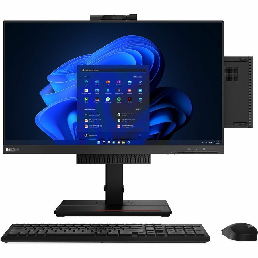 Lenovo ThinkCentre M90q Gen 3 11U50067US Desktop Computer - Intel Core i7 12th Gen