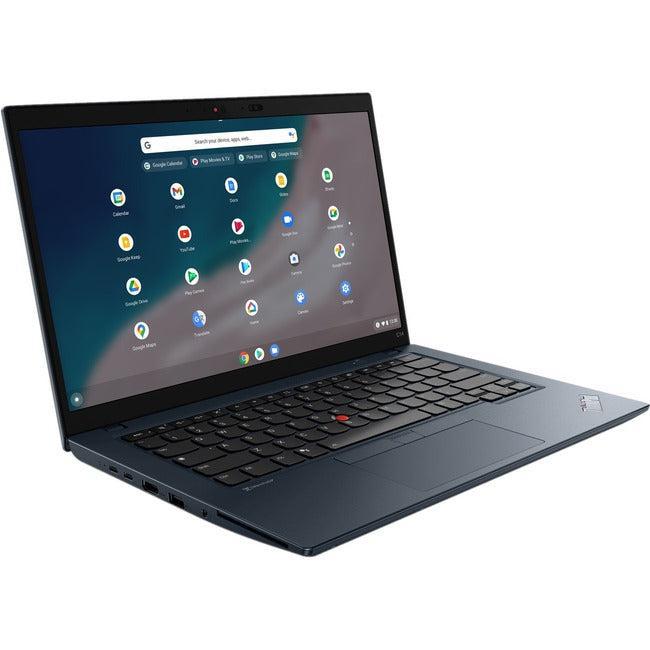 Lenovo ThinkPad C14 Gen 1 21C9000FUS 14 Chromebook - Full HD - Intel Core i5 12th Gen i5-1245U - vPro Technology - 8 GB - 256 GB SSD - English Keyboard - Abyss Blue"